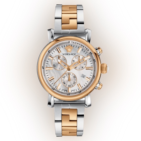 VERSACE Swiss Made Day Glam Chrono watch in original box - Picture 1 of 9